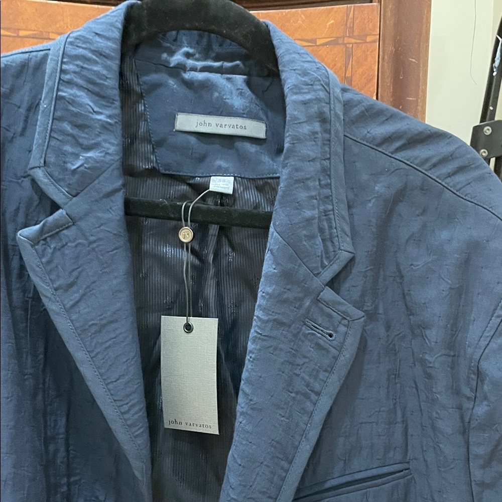 John Varvatos Men's Navy Lightweight Jacket